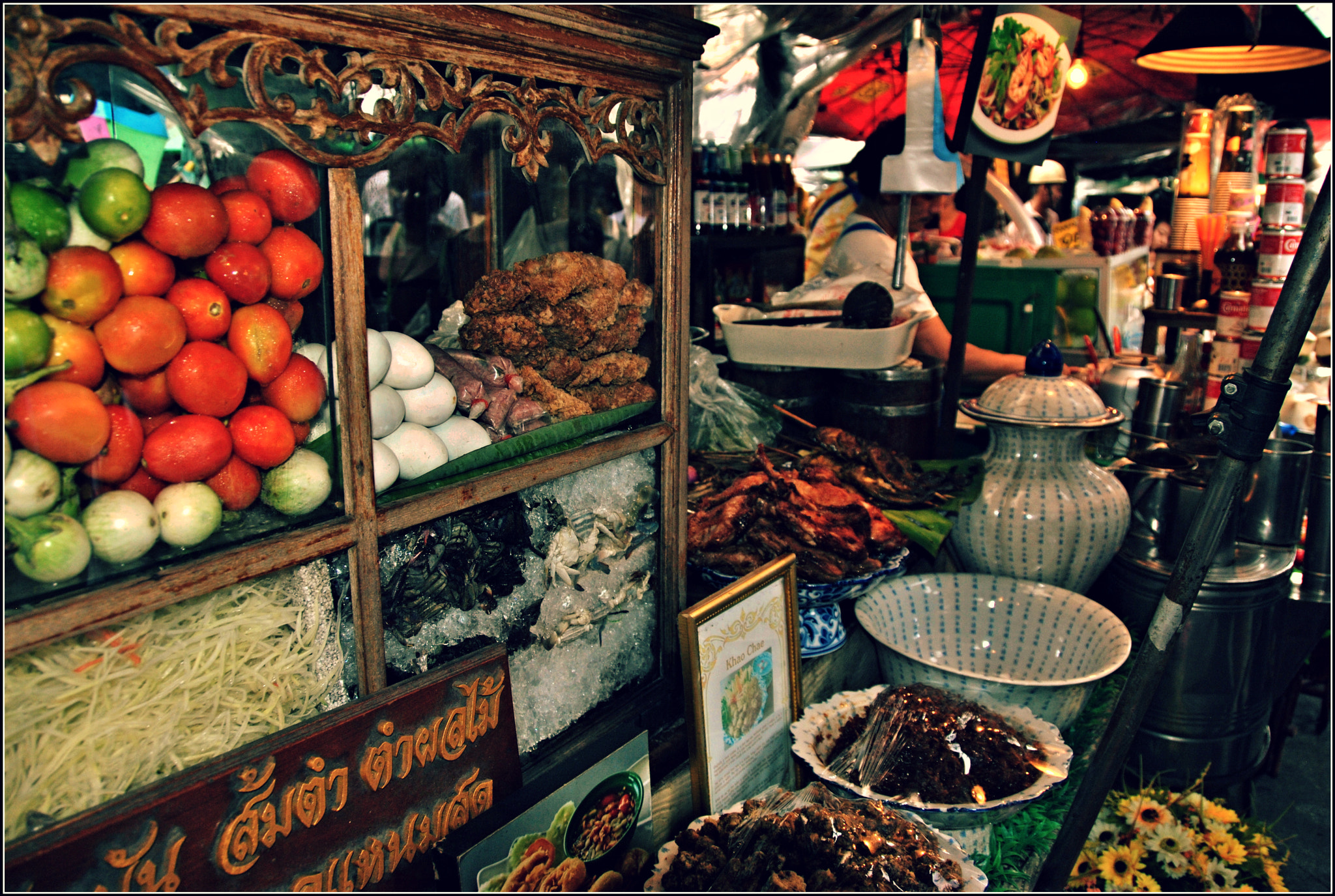Nikon D3000 sample photo. Street markets in bangkok photography