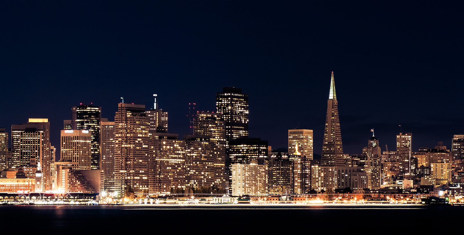 Pentax K20D + Tamron SP AF 90mm F2.8 Di Macro sample photo. San francisco blue hour photography