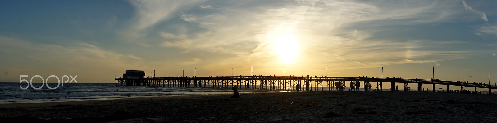 Sony Alpha DSLR-A580 sample photo. Newport beach california pier photography