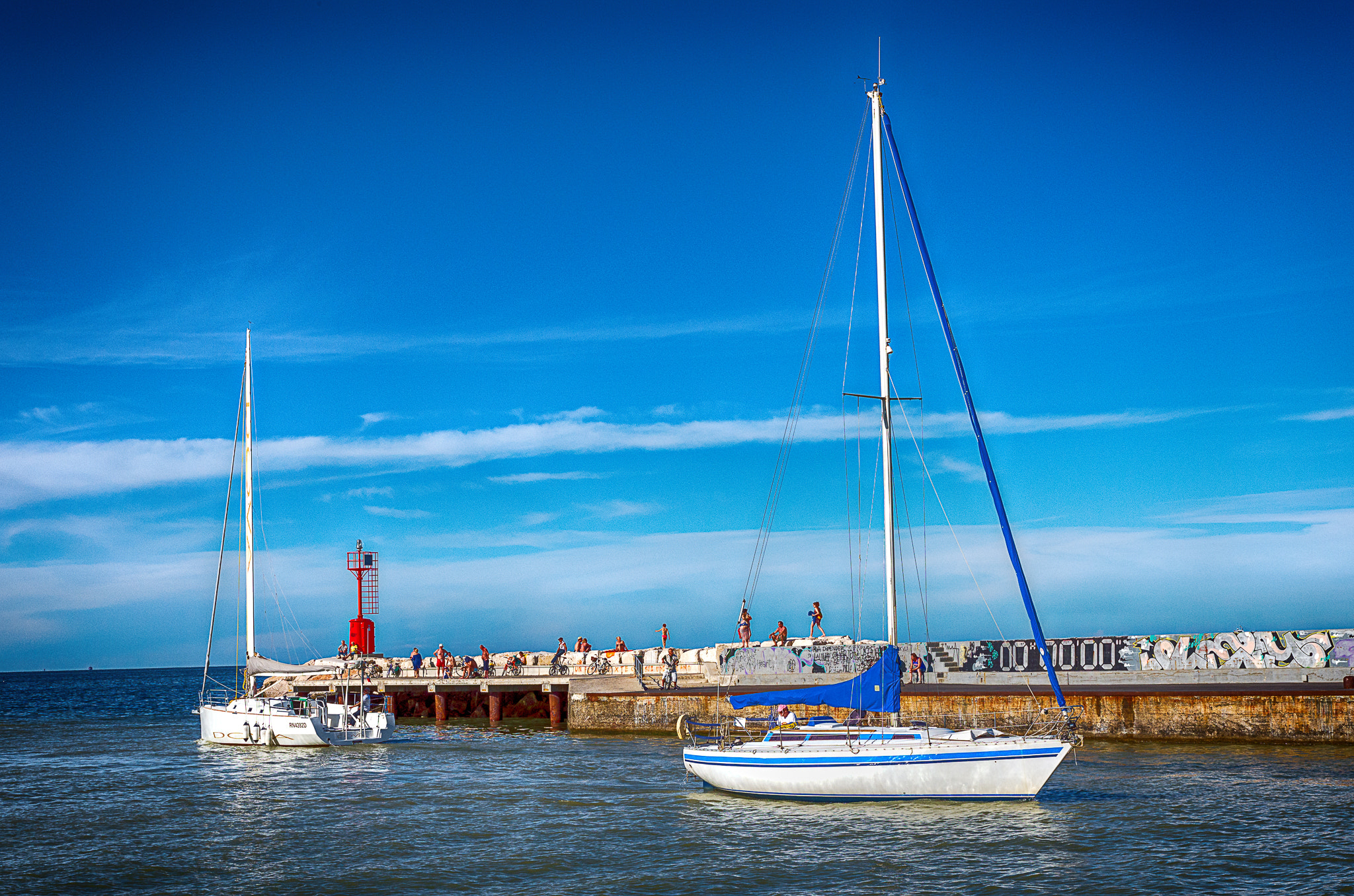 Pentax K-5 IIs sample photo. Cattolica postcard photography