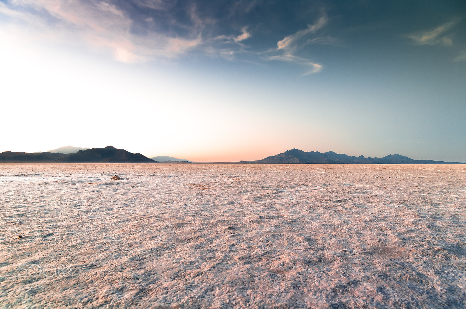 Pentax K20D sample photo. Salt desert photography