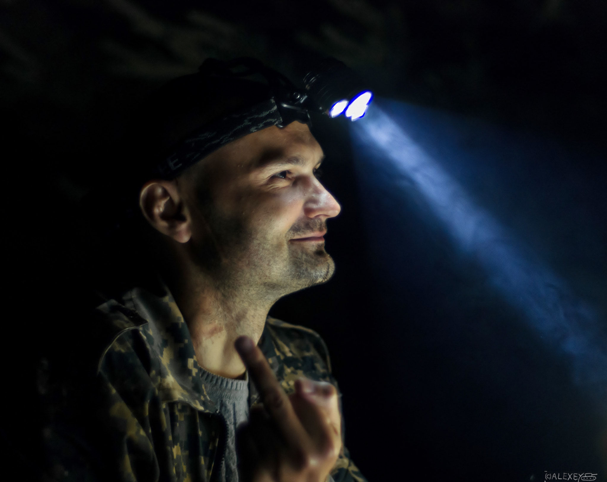 Pentax K-5 + Pentax smc FA 50mm F1.4 sample photo. Mine worker's  reaction photography