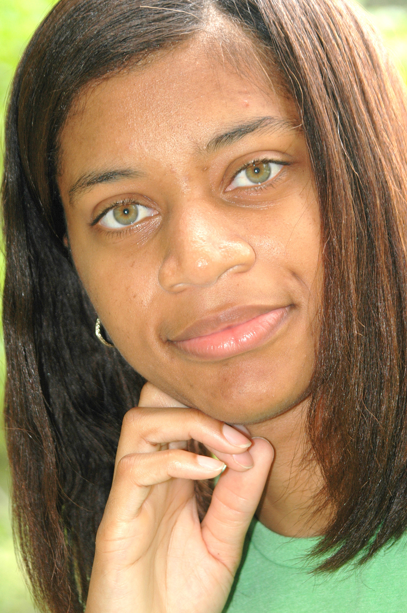 Nikon D70 sample photo. African american female beauty. photography