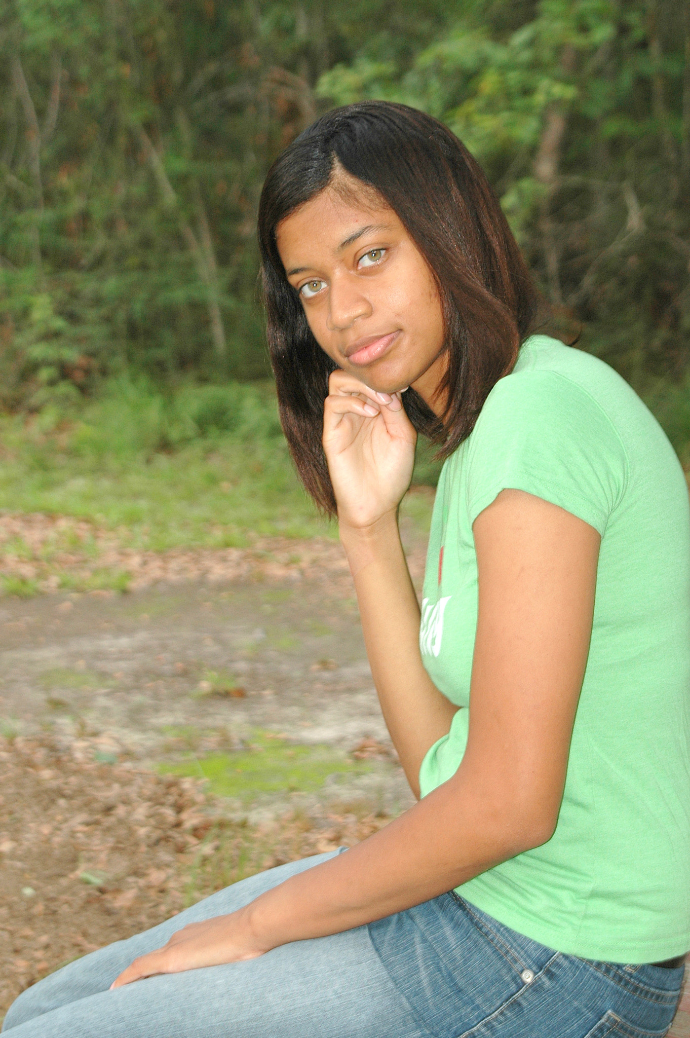 Nikon D70 sample photo. African american female beauty. photography
