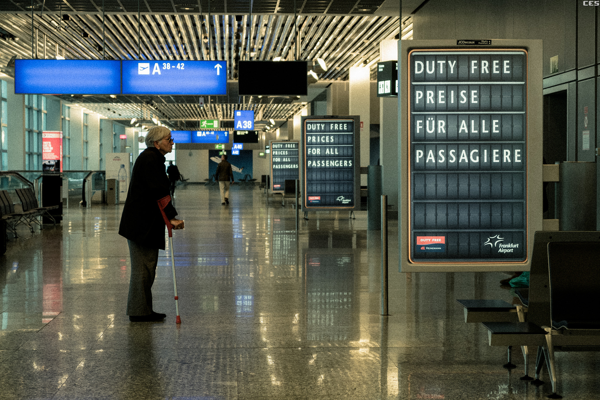 Fujifilm X-A2 + Fujifilm XF 18-55mm F2.8-4 R LM OIS sample photo. Frankfurt airport photography