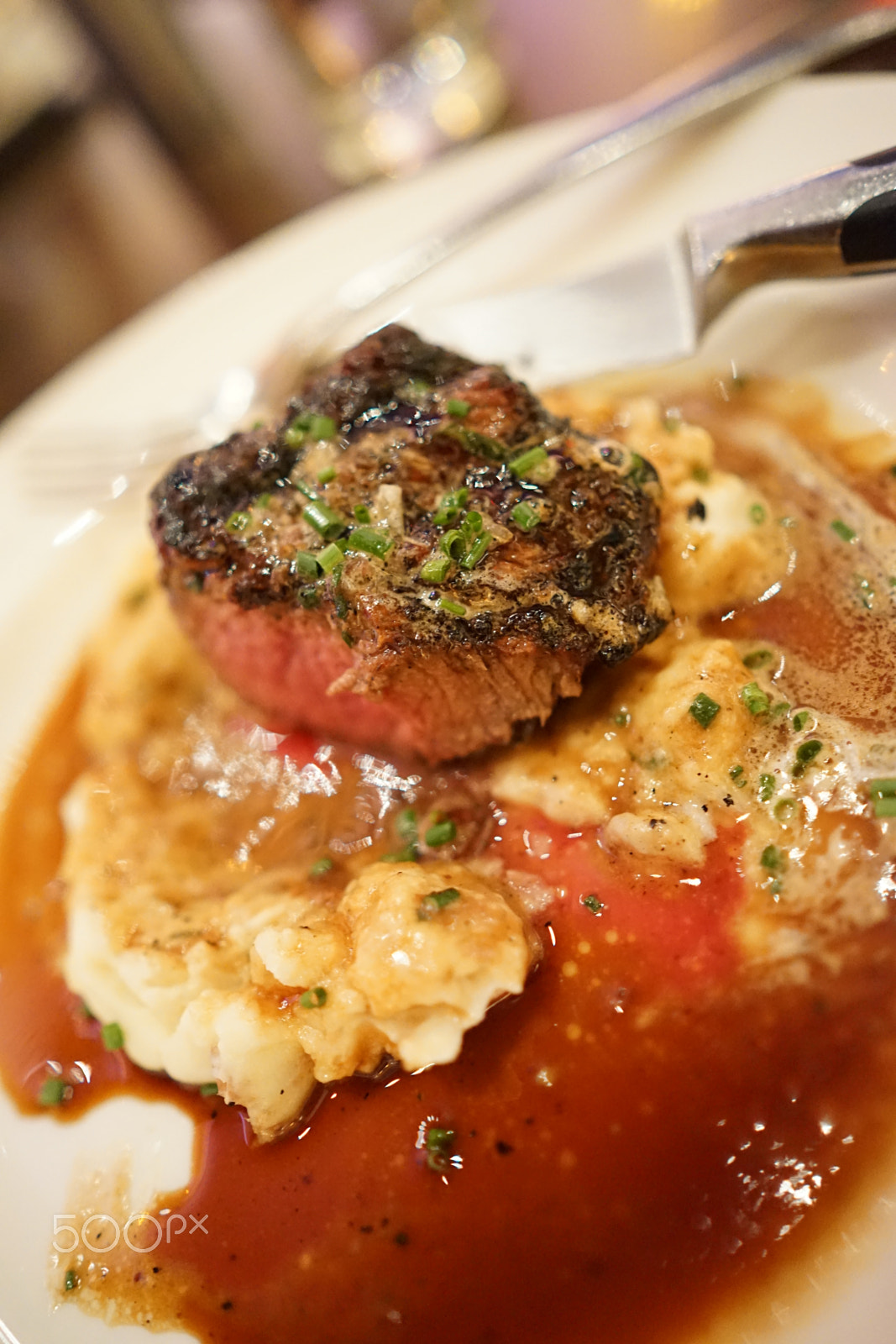 Sony a7 + ZEISS Batis 25mm F2 sample photo. Steak at las vegas photography