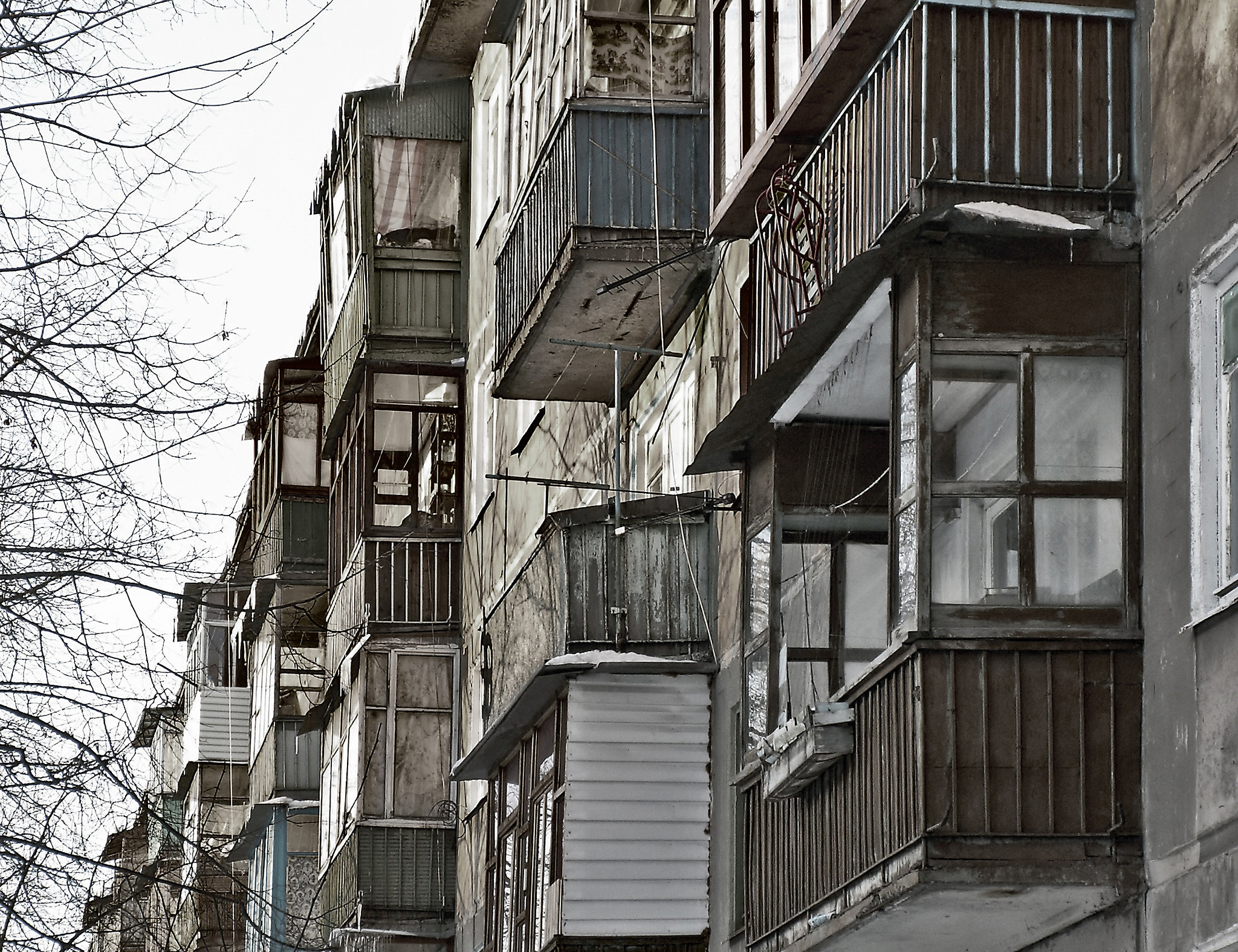 KONICA MINOLTA DiMAGE Z3 sample photo. Balcony diversity photography