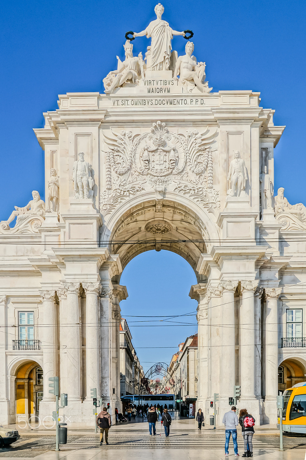 Sony DT 16-105mm F3.5-5.6 sample photo. Lisboa, portugal - november 28: square of commerce (terreiro do paco) on november 28, 2013 in... photography