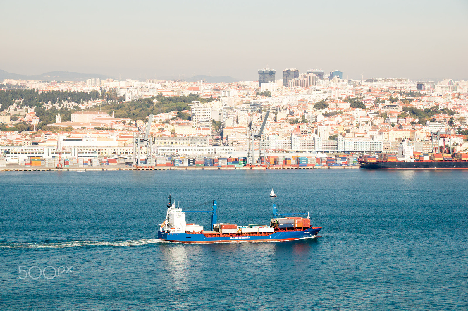 Sony DT 16-105mm F3.5-5.6 sample photo. Lisboa, portugal - november 30: ship on tagus river on november 30, 2013 in lisbon, portugal. the... photography
