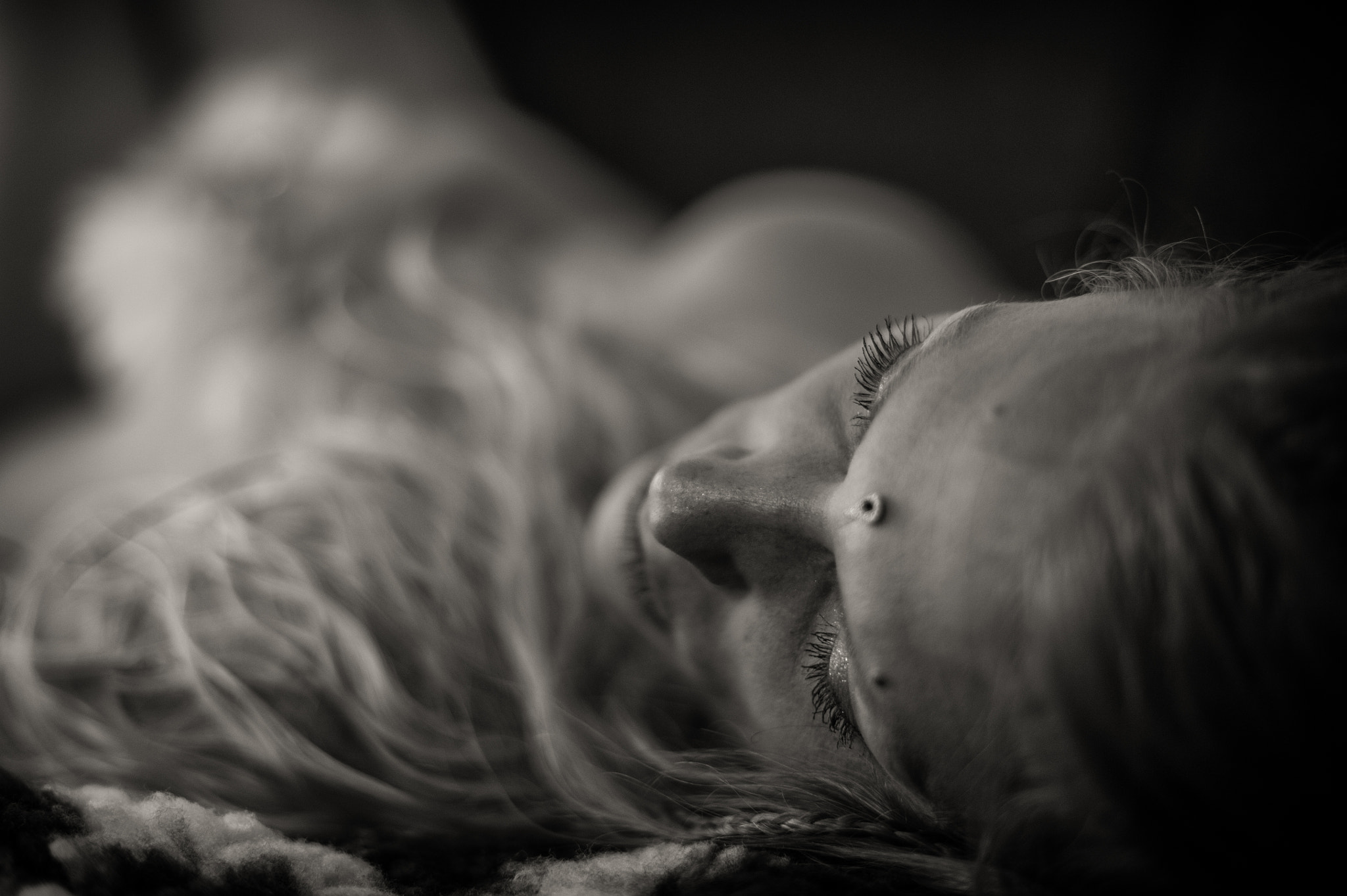 Nikon Df + Nikon AF-S Nikkor 50mm F1.4G sample photo. Eyelashes photography