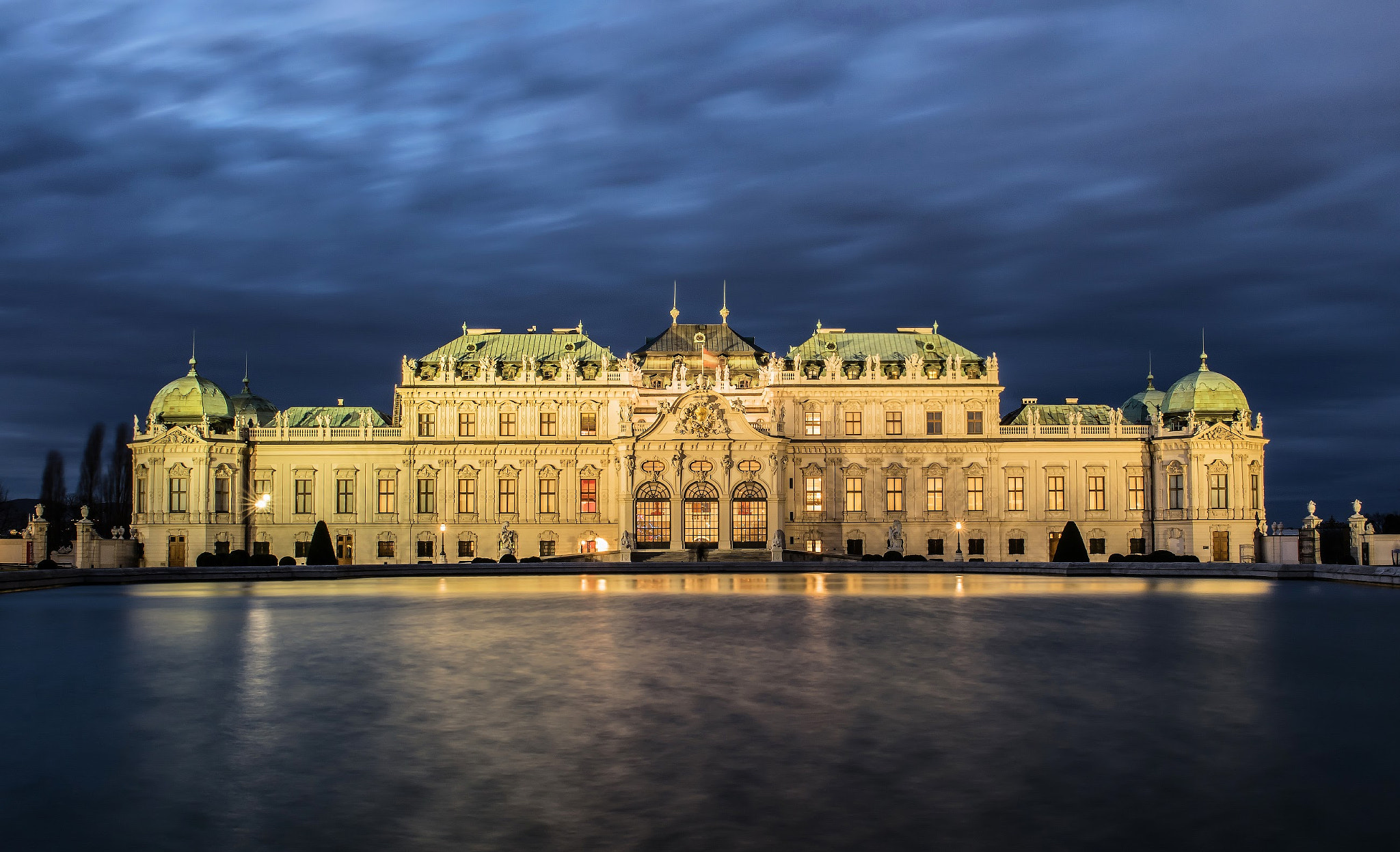 Nikon AF-S Nikkor 24-70mm F2.8G ED sample photo. Belvedere palace, vienna photography