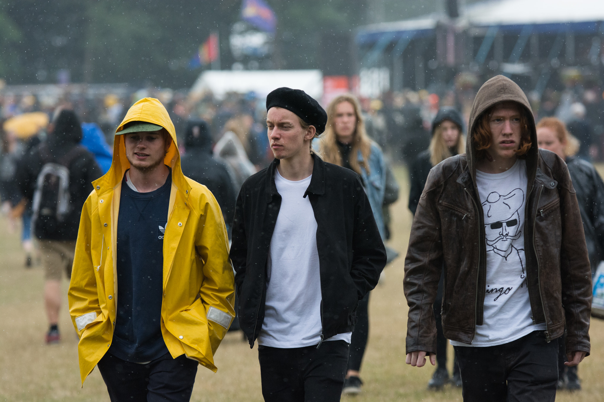 Nikon D7100 + Sigma APO 100-300mm F4 EX IF HSM sample photo. Rain at roskilde 2016 photography