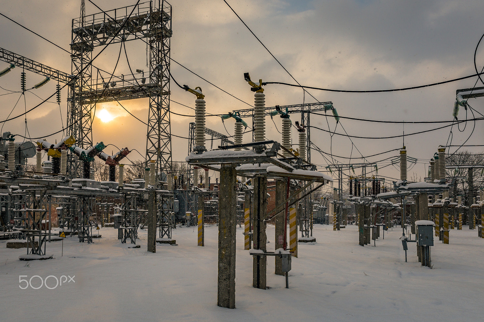 Sony a99 II sample photo. Electrical substation photography