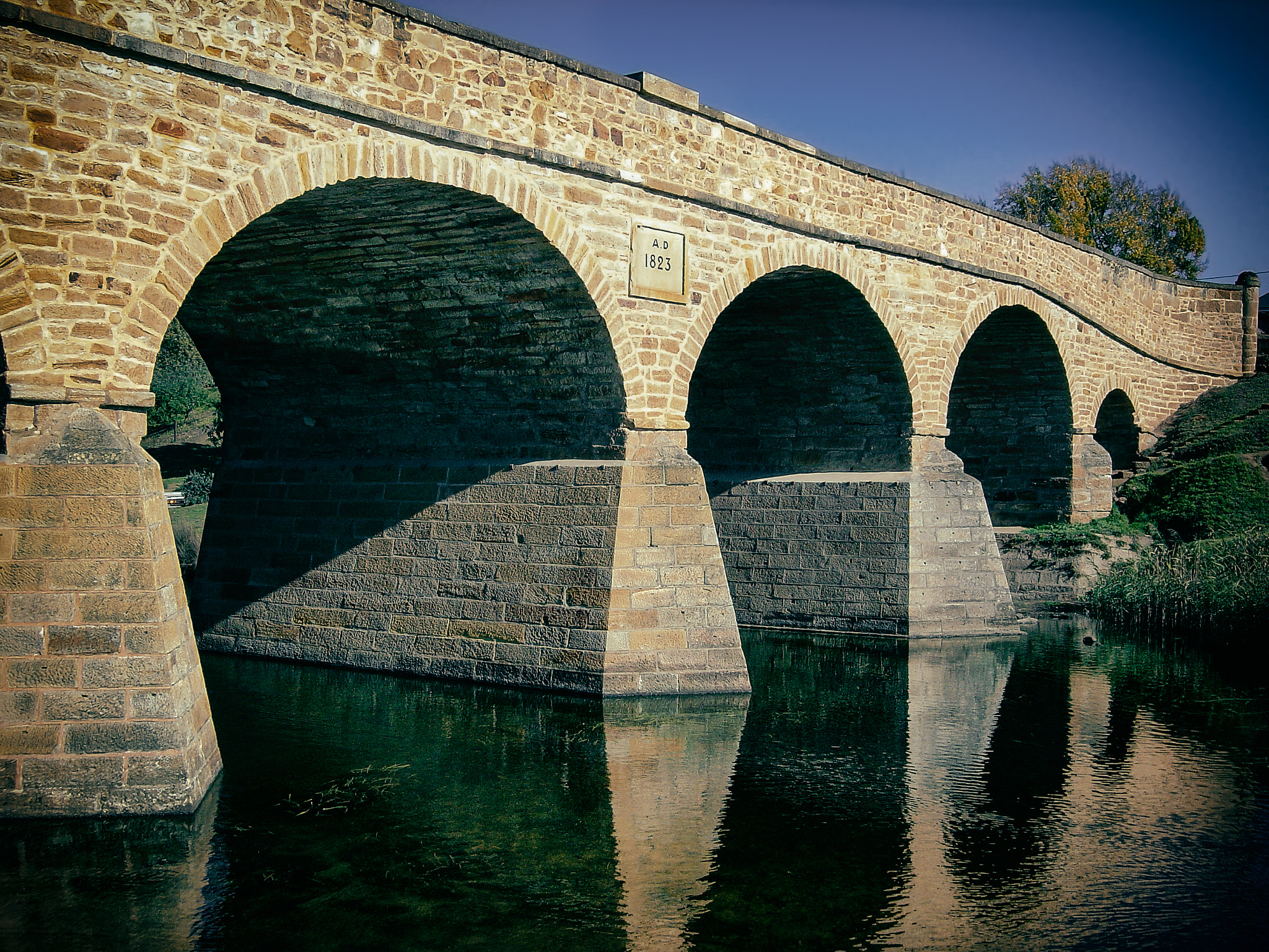 Sony DSC-P10 sample photo. Richmond bridge - richmond, tasmania photography