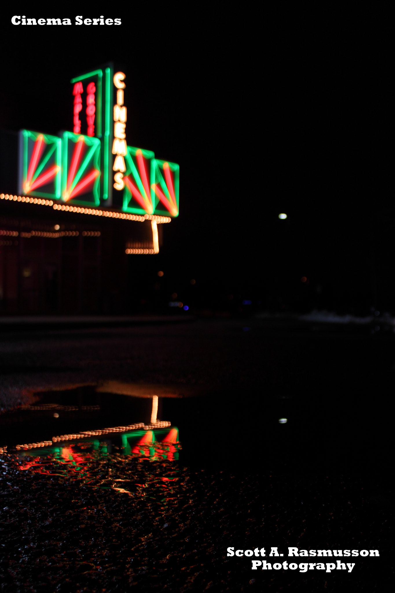 Canon EF-S 18-55mm F3.5-5.6 IS sample photo. Cinema out of focus photography