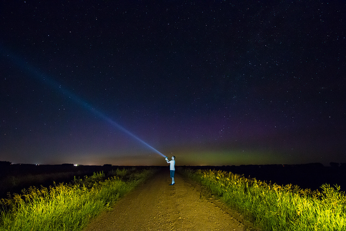 Canon EF-S 10-18mm F4.5–5.6 IS STM sample photo. Aurora spotlight photography