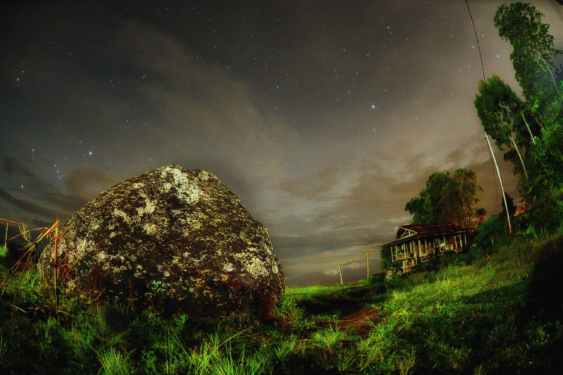 Nikon AF DX Fisheye-Nikkor 10.5mm F2.8G ED sample photo. Land of toraja photography