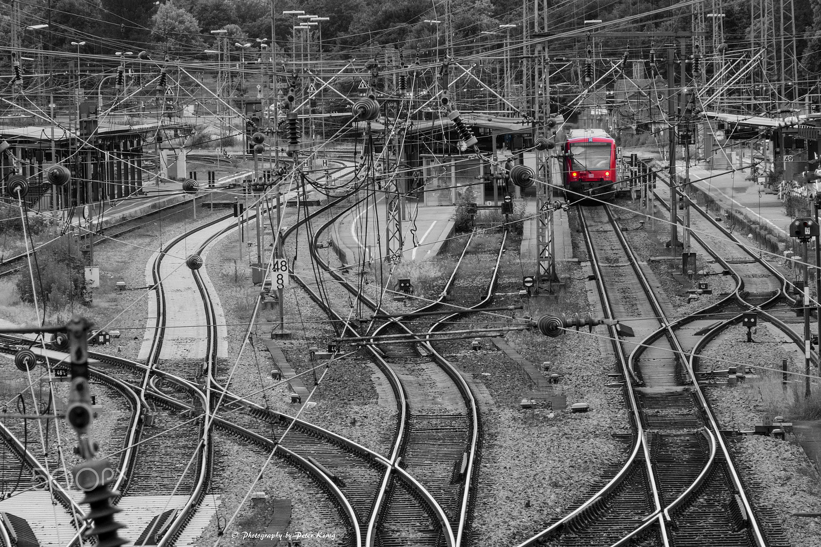 Fujifilm X-Pro1 + Fujifilm XC 50-230mm F4.5-6.7 OIS sample photo. Railroad station photography