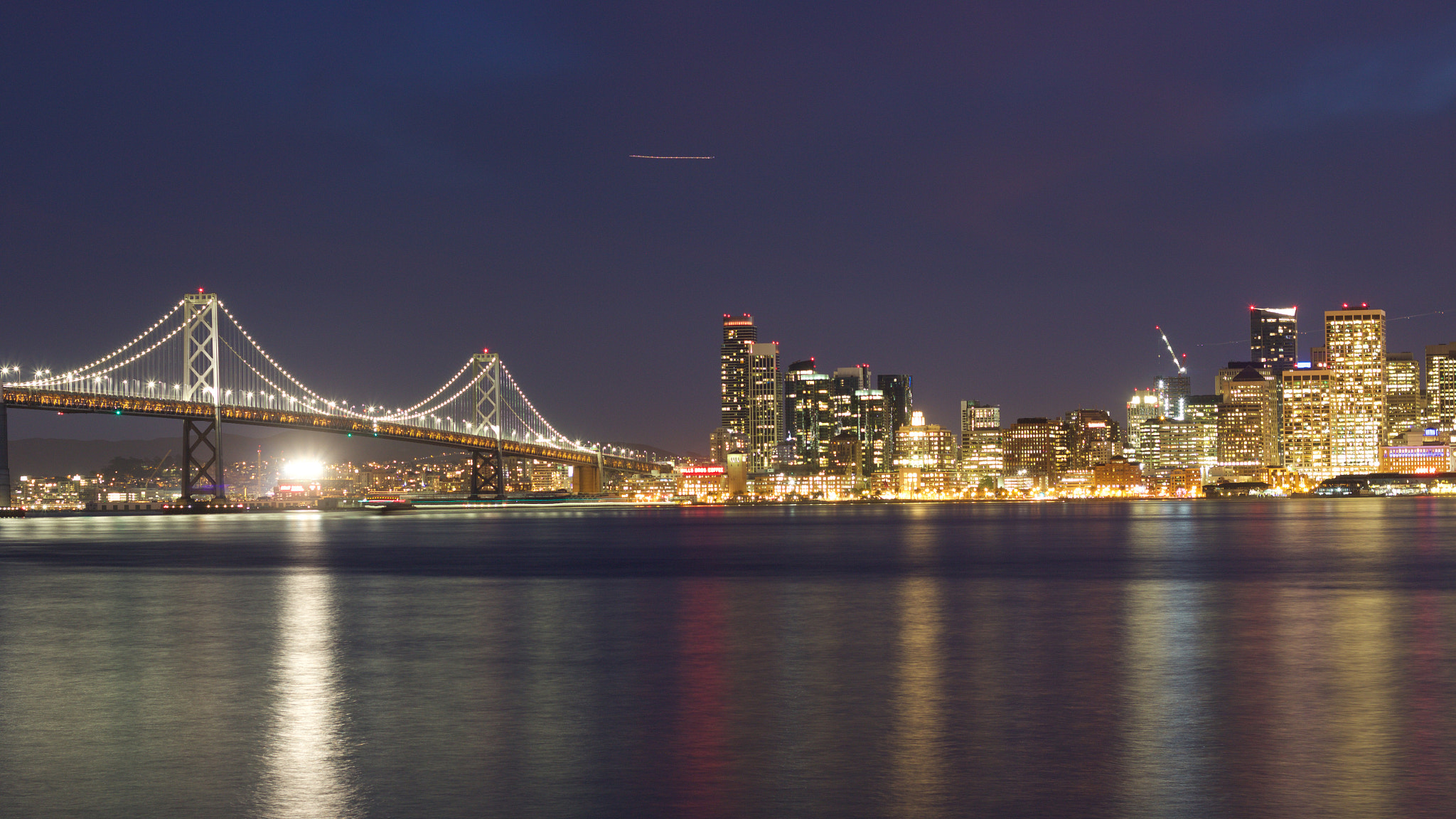 Canon EOS M + Canon EF 50mm F1.8 II sample photo. The city of san francisco by night photography