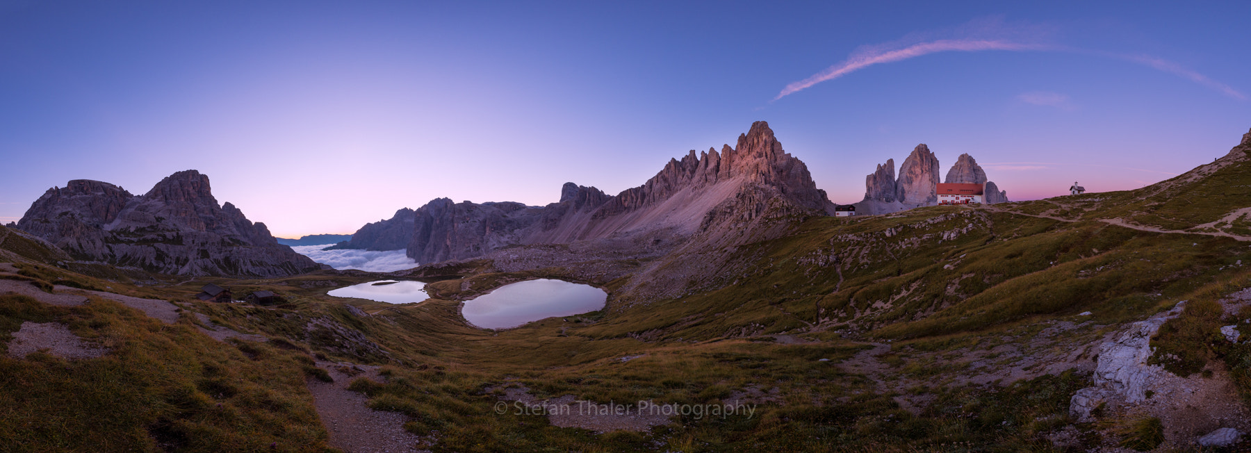 Nikon D800 + Nikon AF Fisheye-Nikkor 16mm F2.8D sample photo. Good morning, dolomites! photography