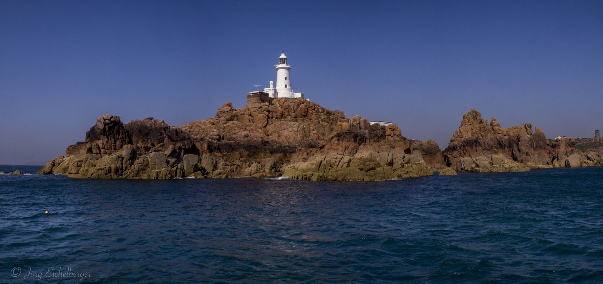 Olympus M.Zuiko Digital 14-42mm F3.5-5.6 II sample photo. La corbière lighthouse panorama photography