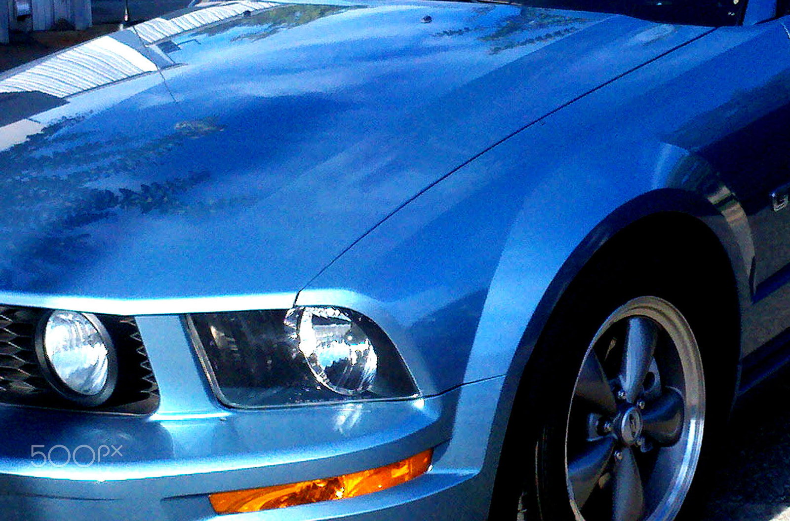 Motorola Droid II sample photo. 2005 mustang gt convertible photography