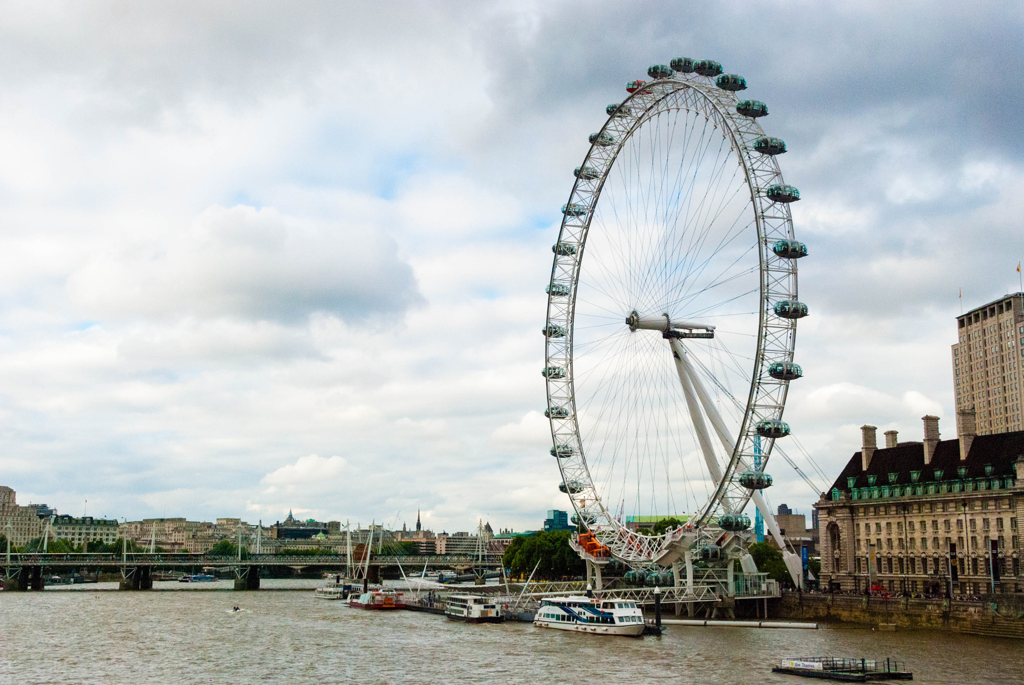 Nikon D80 sample photo. London eye photography