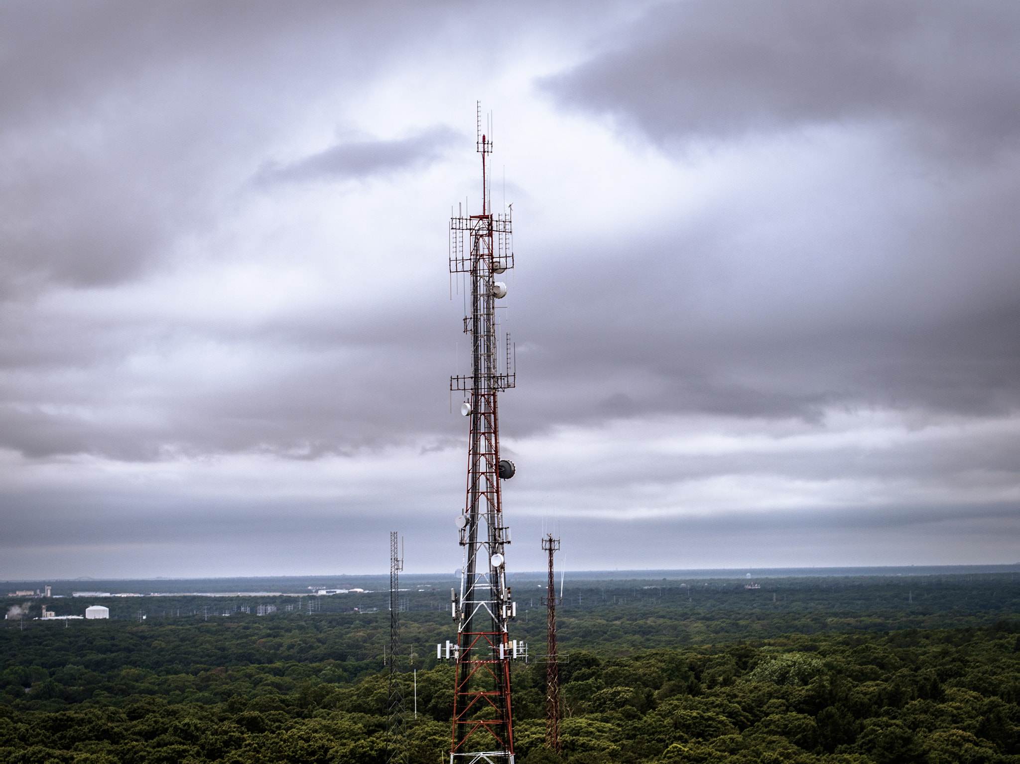 DJI FC550 + Olympus M.Zuiko Digital 45mm F1.8 sample photo. Radio tower photography