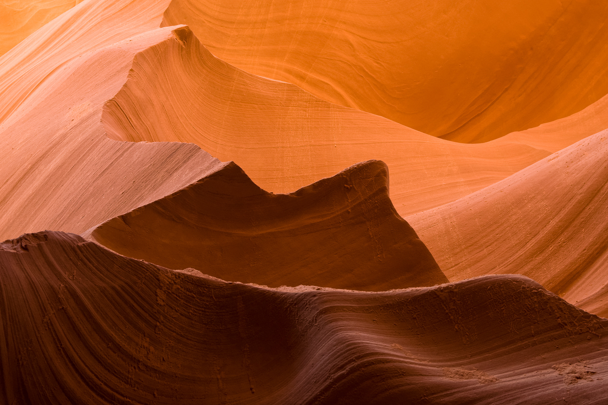 Canon EF-S 17-55mm F2.8 IS USM sample photo. Lower antelope canyon fine art - colored waves 1 photography
