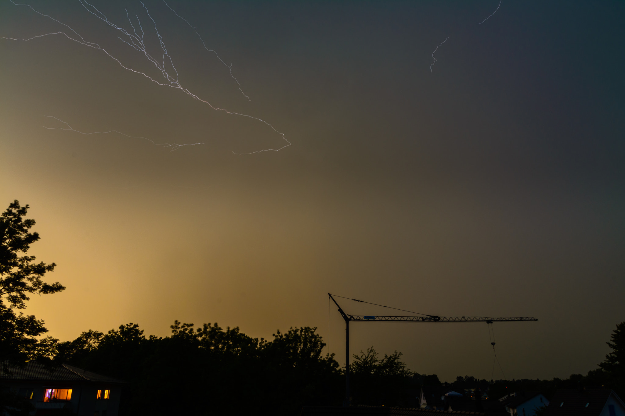 Nikon D5200 + Sigma 18-250mm F3.5-6.3 DC OS HSM sample photo. Lightning photography