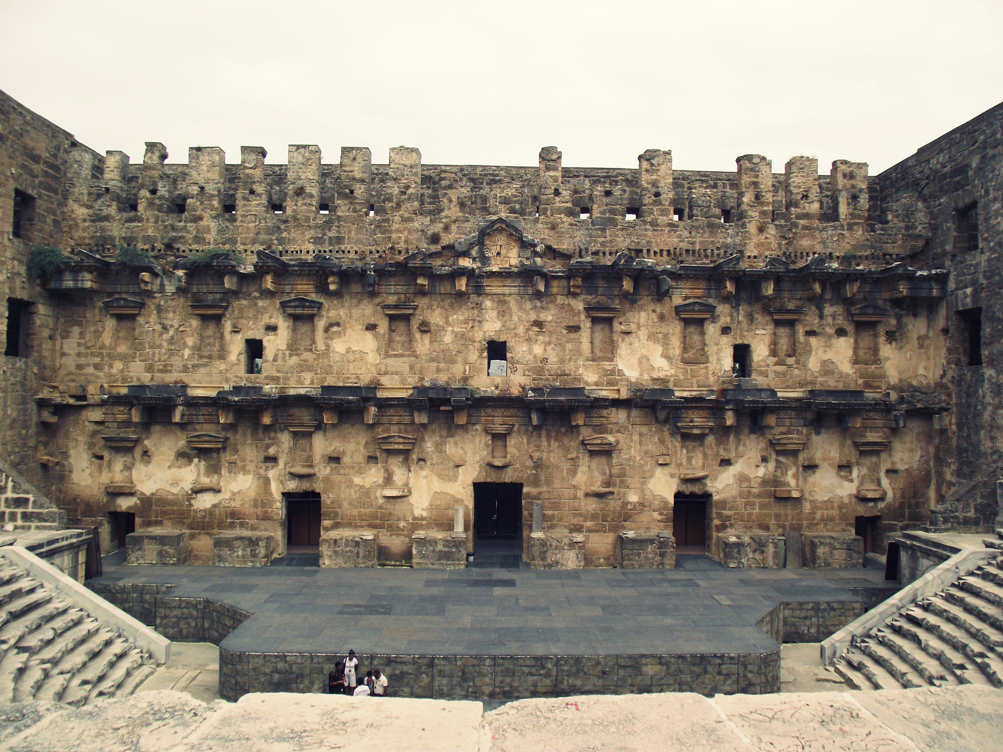 Fujifilm FinePix S1700 sample photo. Aspendos ancient greco-roman city photography