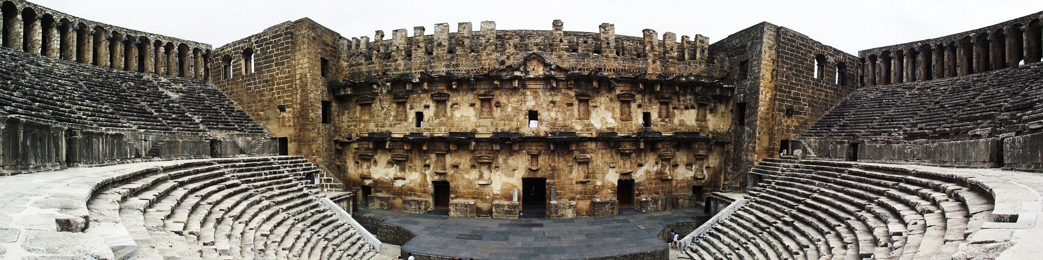 Fujifilm FinePix S1700 sample photo. Aspendos ancient theatre photography