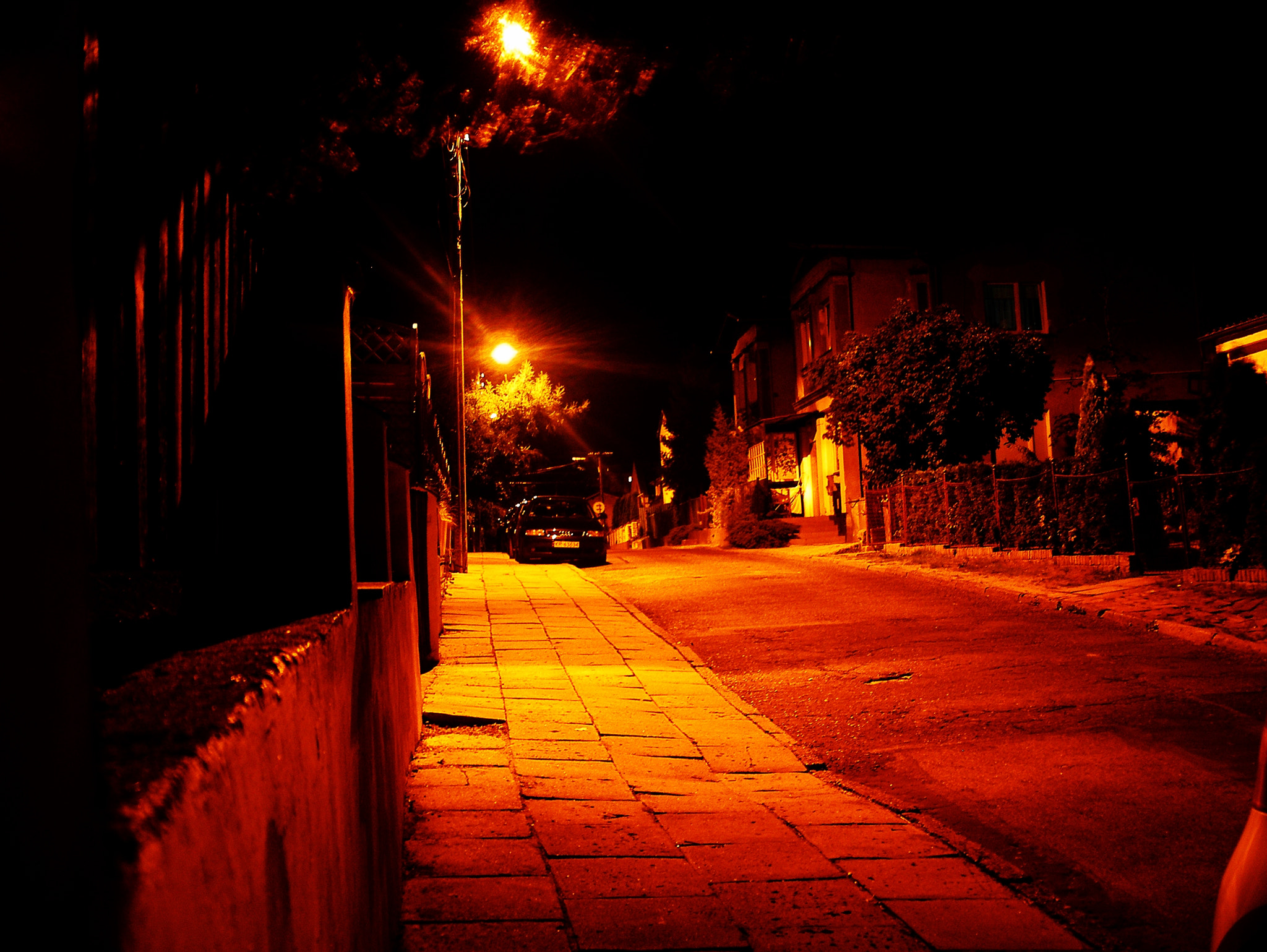 Pentax OPTIO 750Z sample photo. Night in poland photography