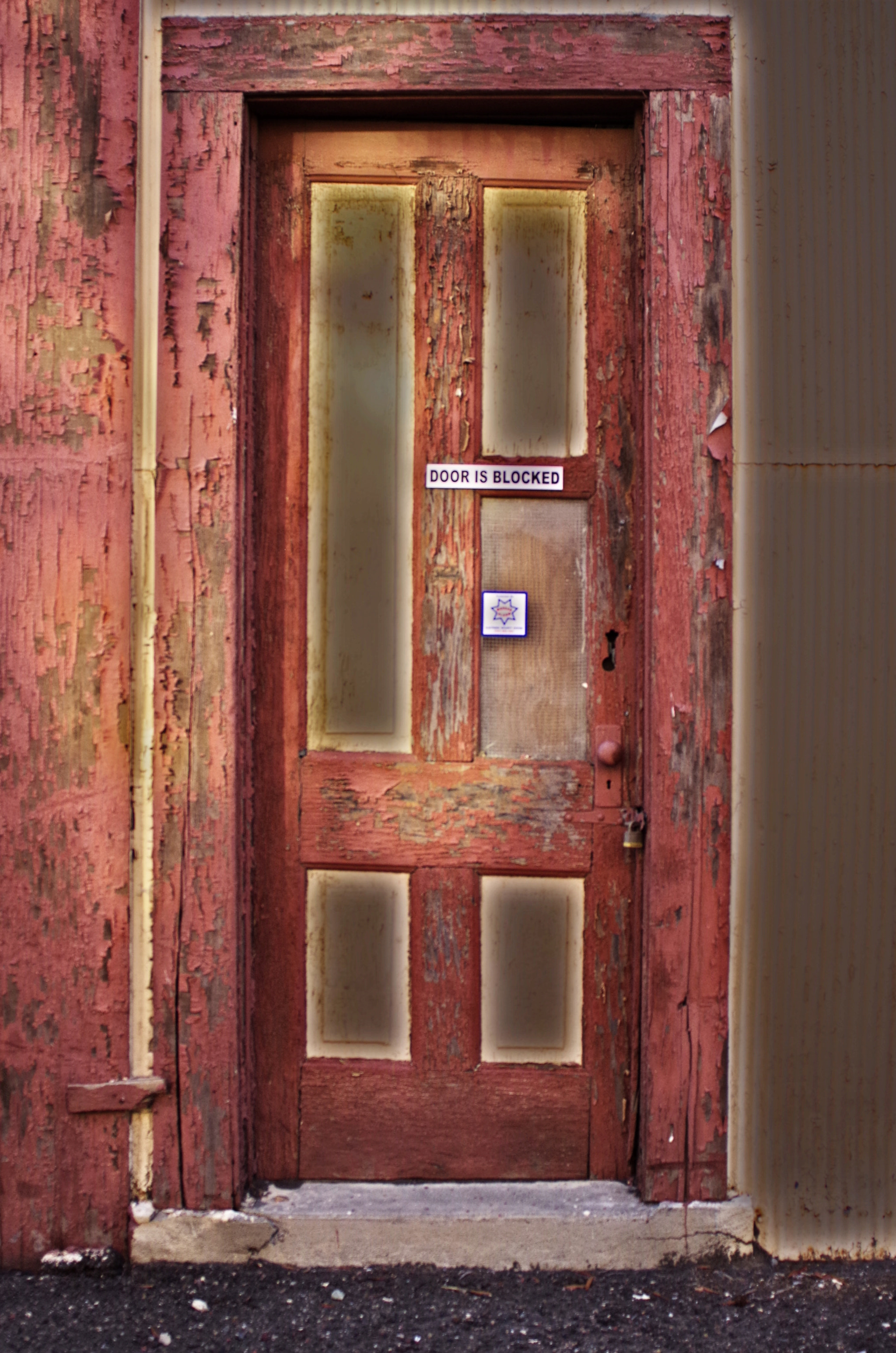 Pentax K-30 + A Series Lens sample photo. Red door photography