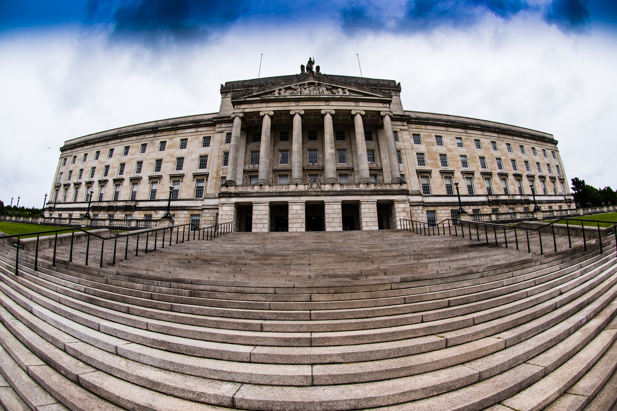 Nikon D810 + Nikon AF DX Fisheye-Nikkor 10.5mm F2.8G ED sample photo. Beauty and conflict in northern ireland photography