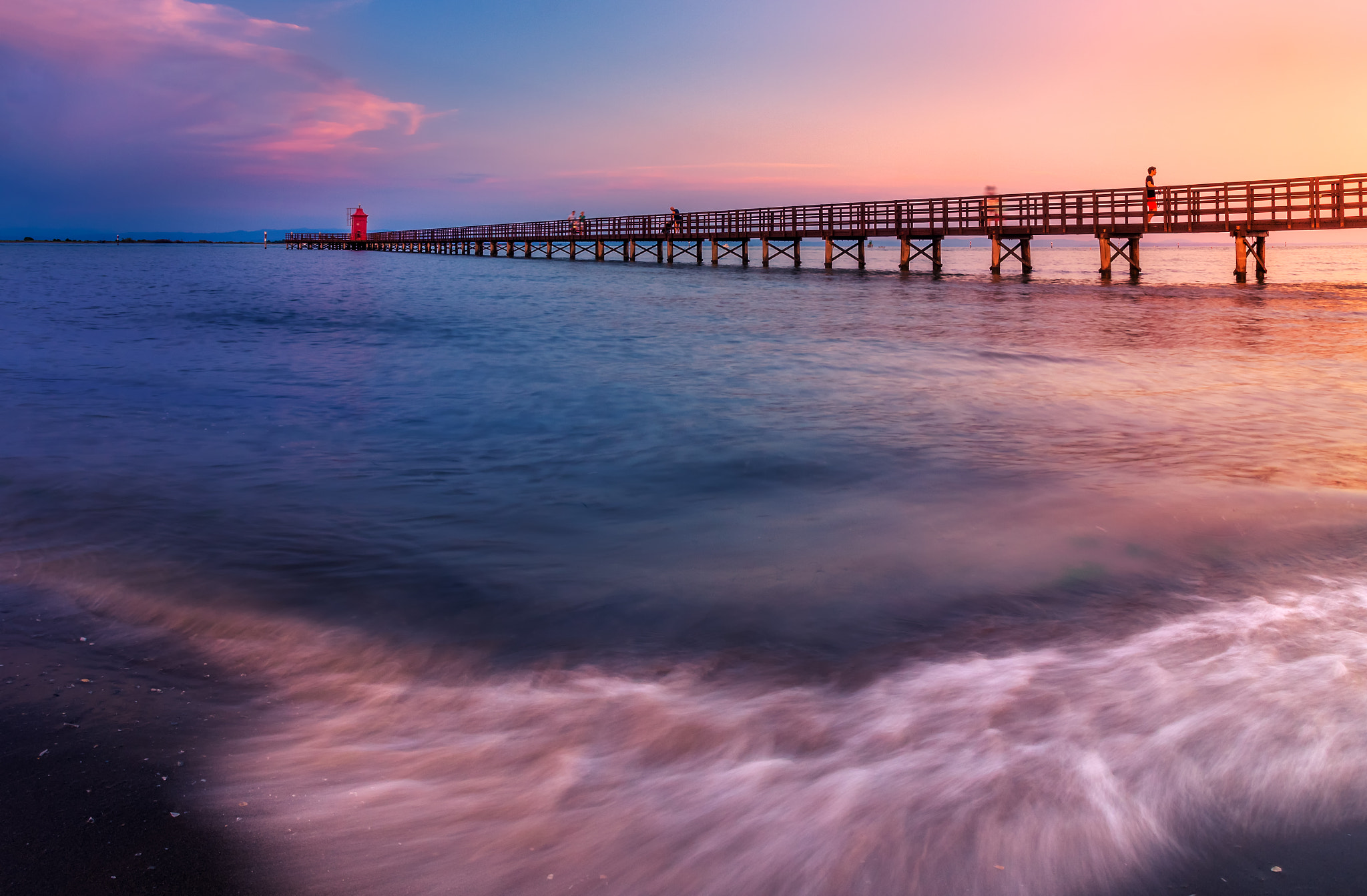 Canon EF-S 10-18mm F4.5–5.6 IS STM sample photo. Sunset in bibione photography