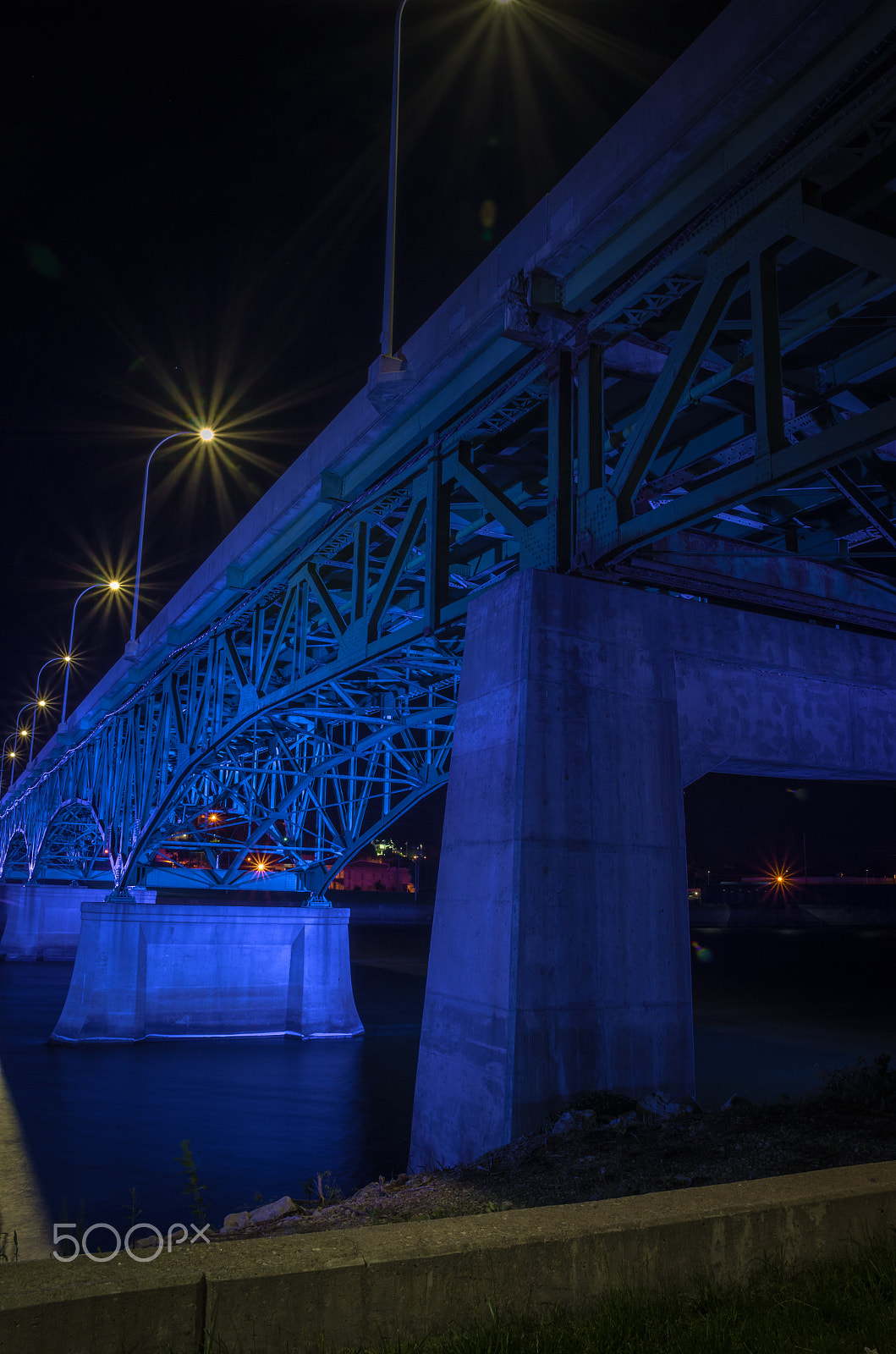 Pentax K-5 IIs sample photo. Jefferson st bridge photography