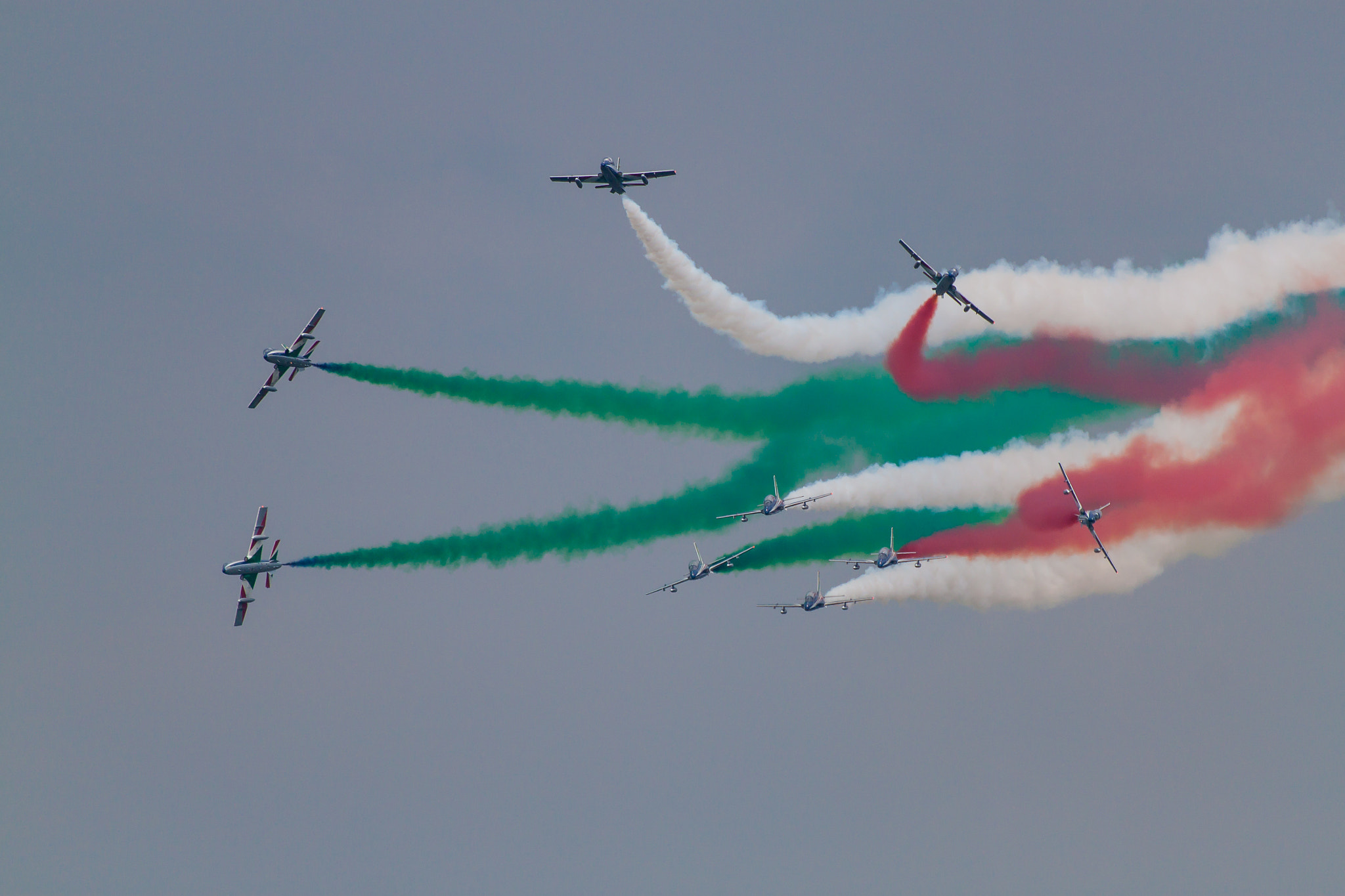 Canon EOS 500D (EOS Rebel T1i / EOS Kiss X3) sample photo. Frecce tricolore photography