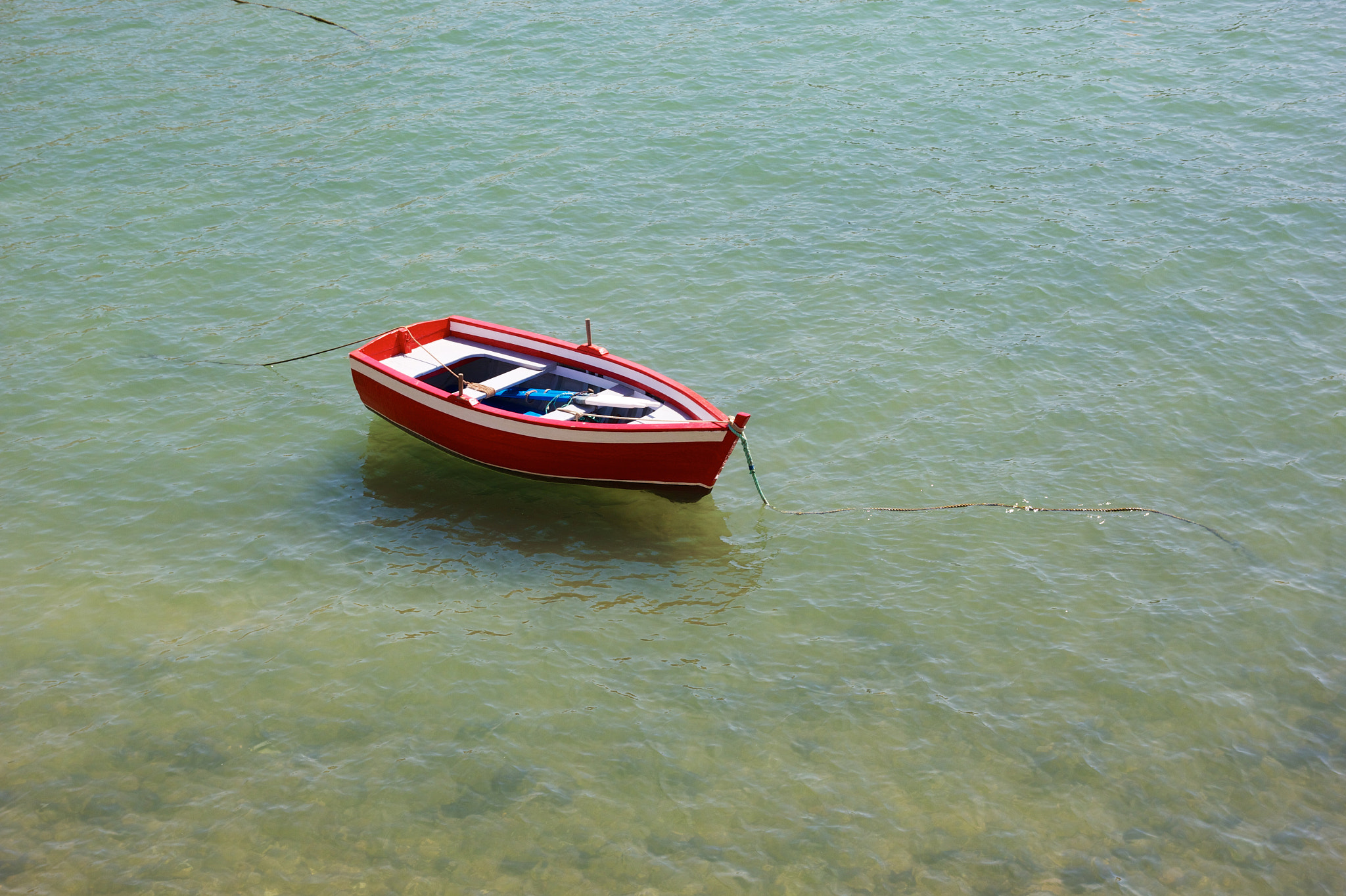 Sigma 17-70mm F2.8-4 DC Macro OS HSM sample photo. Boat waiting to be used in spain photography