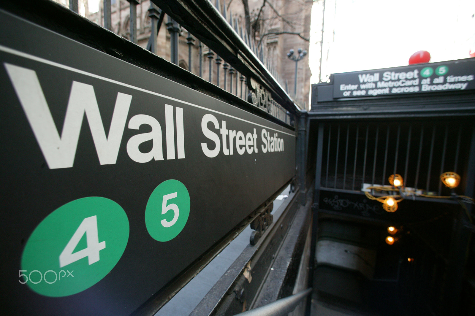 Canon EOS-1Ds + Canon EF 14mm F2.8L USM sample photo. Wall street subway station photography