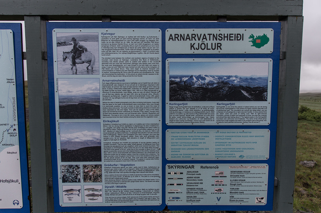 Sign at start of Arnarvatnsheidi by Marc Salm on 500px.com