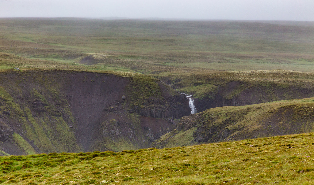 Waterfall in backlands of Iceland by Marc Salm on 500px.com