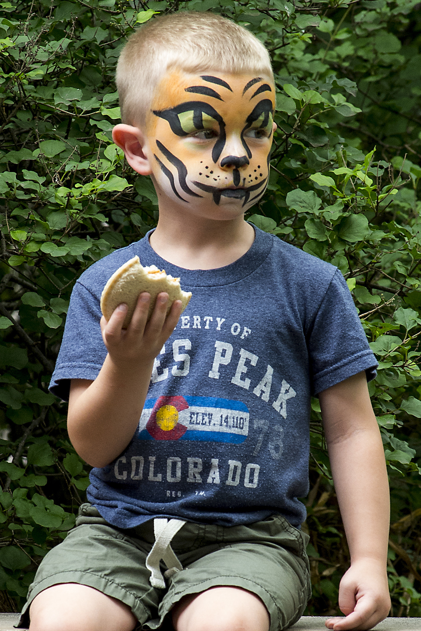 AF Zoom-Nikkor 80-200mm f/2.8 ED sample photo. Tiger boy photography