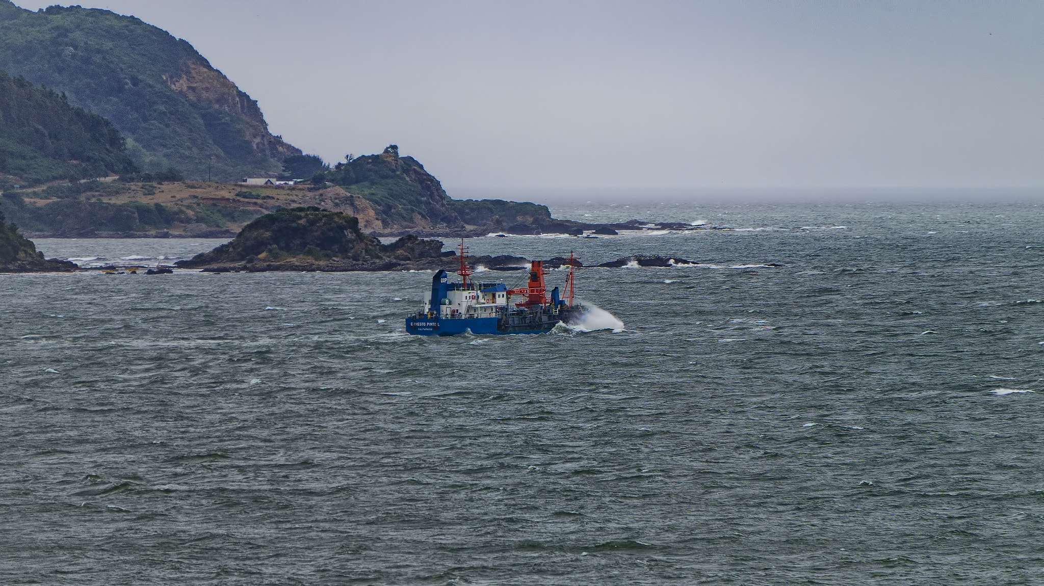 Sony Alpha a3500 sample photo. Sailing in niebla photography