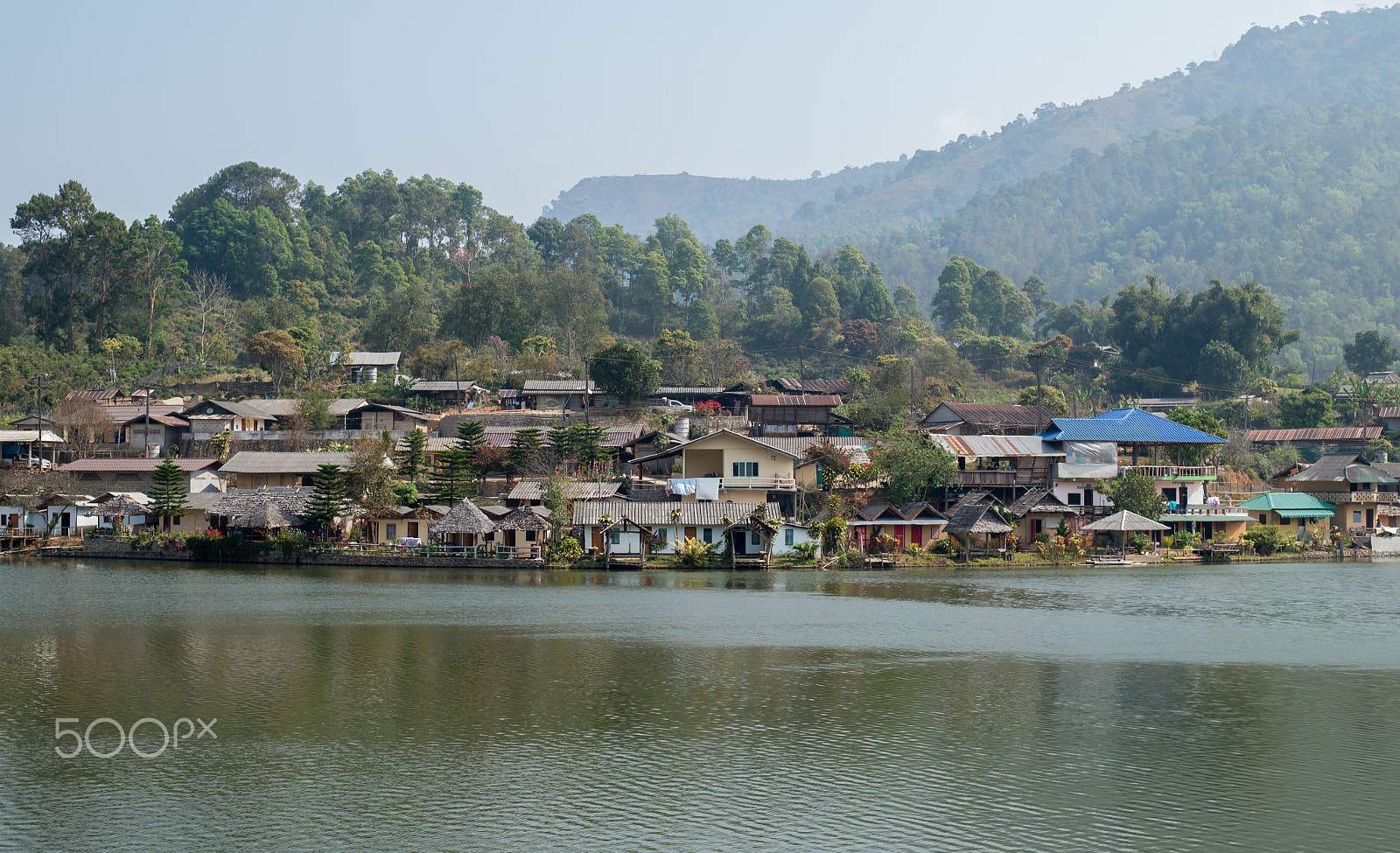 Nikon D4S + Nikon AF-S Nikkor 50mm F1.8G sample photo. Maehongson thailand-feb22,2016:rukthai village on the mountain o photography