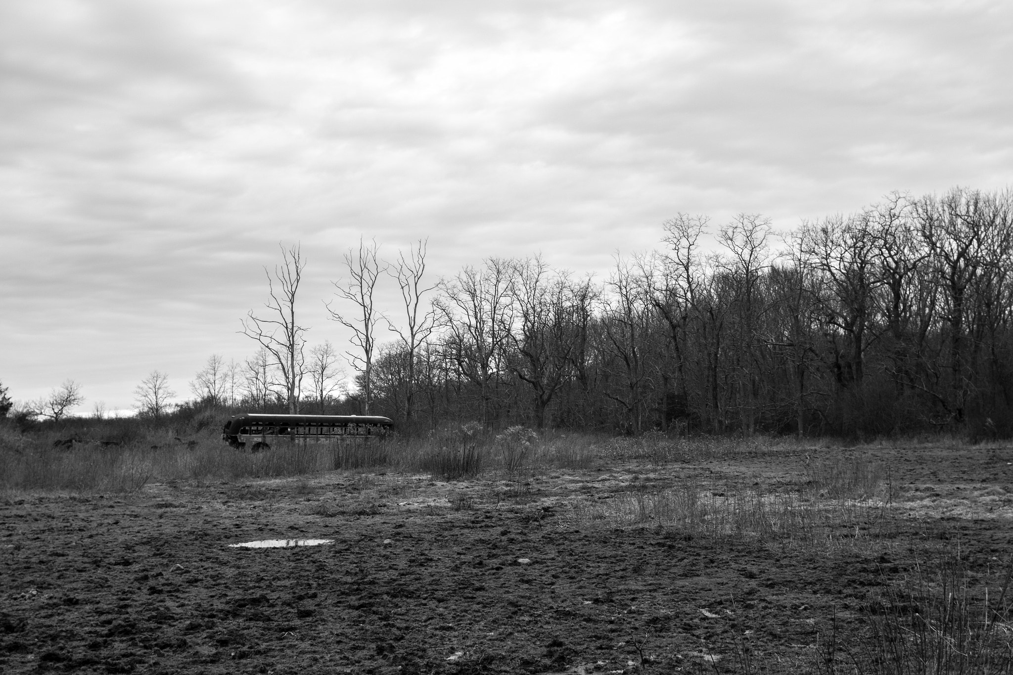 Canon EOS 70D + Canon EF 28mm F1.8 USM sample photo. Abandoned bus photography