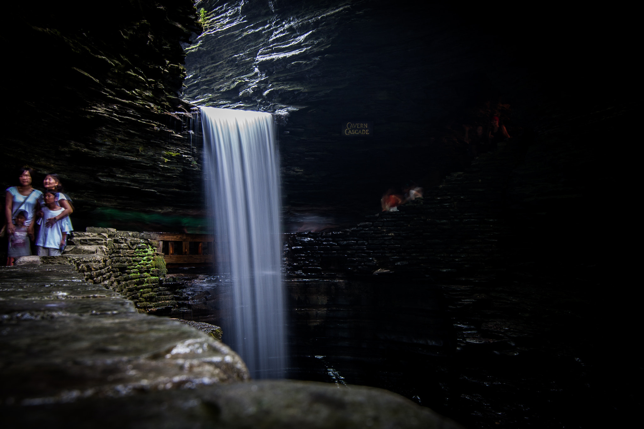 Canon EOS 40D sample photo. Cavern cascade at watkins glen, ny photography