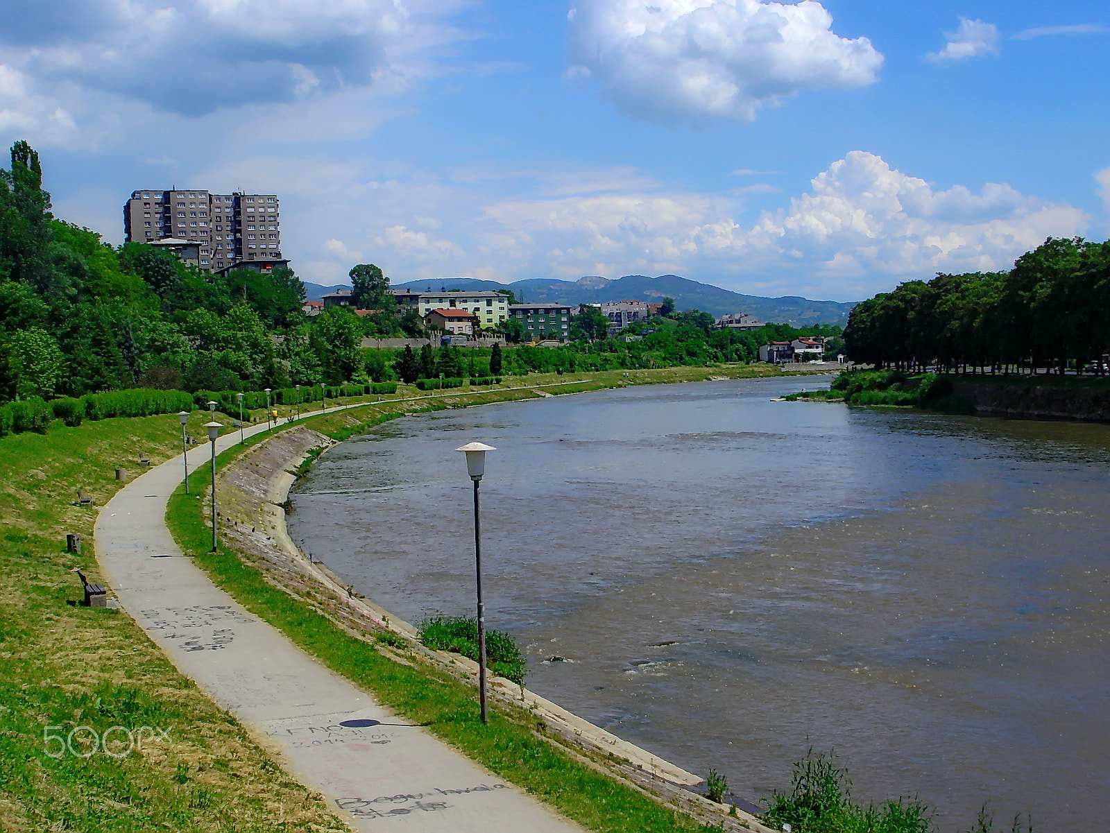 Sony DSC-W1 sample photo. River bosnia 2 photography