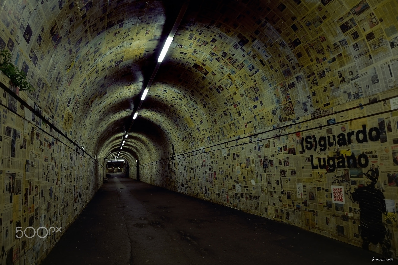 AF Zoom-Nikkor 24-50mm f/3.3-4.5D sample photo. Tunel photography