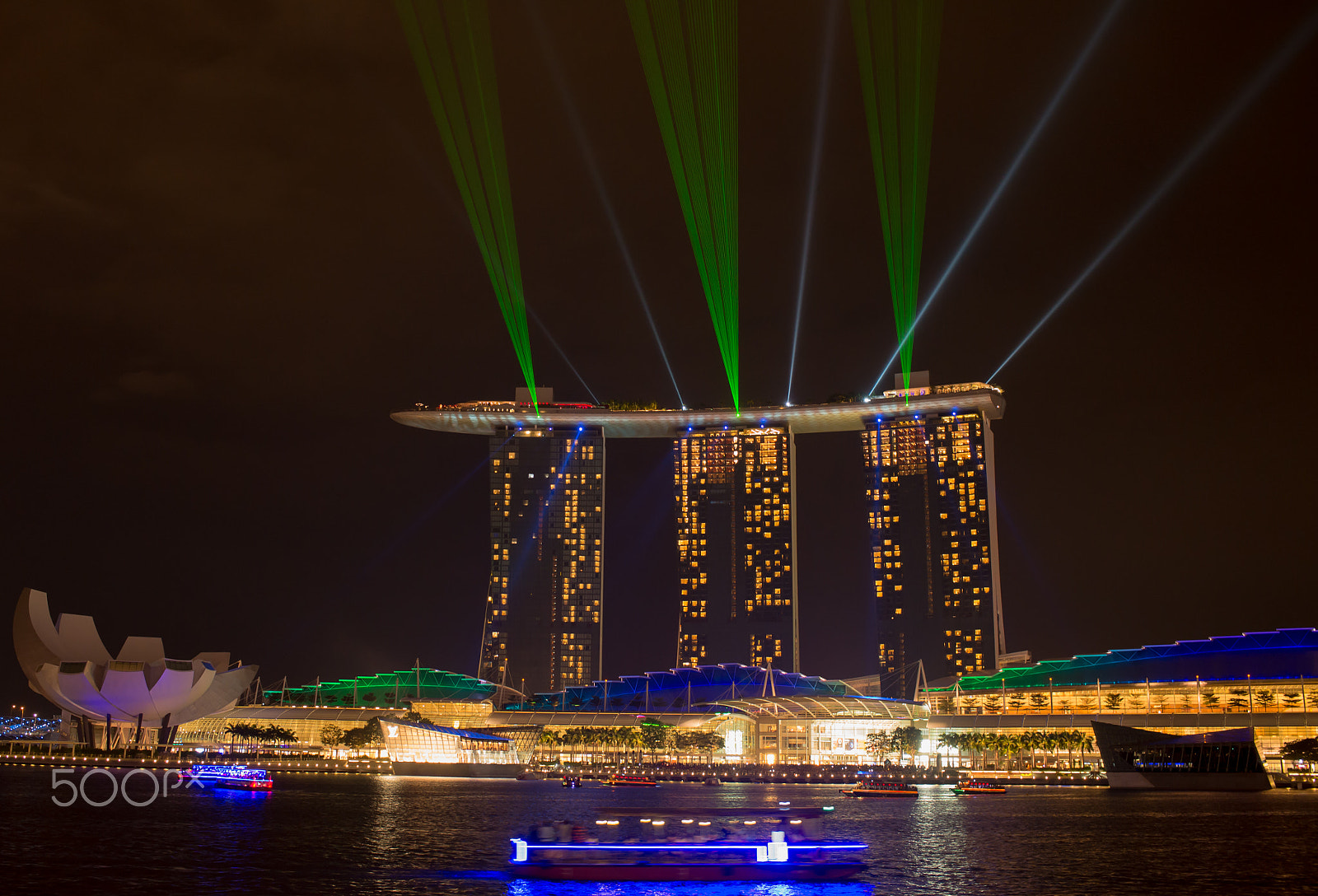 Nikon D4S + Nikon AF-S Nikkor 35mm F1.8G ED sample photo. Marina bay sands, singapore-jun 14, 2015 : view of marina bay sa photography
